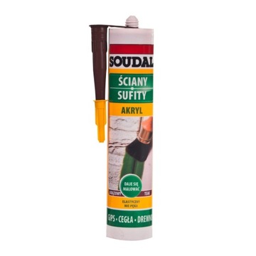 Akryl Soudal - Teak/ brąz