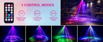 ANIMACYJNY PROJEKTOR LASEROWY OŚWIETLENIE DYSKOTEKOWE W POMIESZCZENIACH