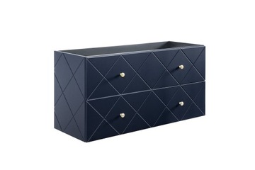 SZAFKA ŁAZIENKOWA BEZ BLATU 120 CM ELEGANCE BLUE