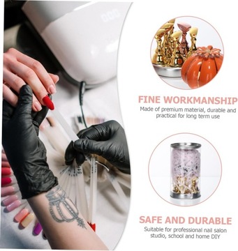 2 комплекта держателей для ногтей, полка для практики ногтей