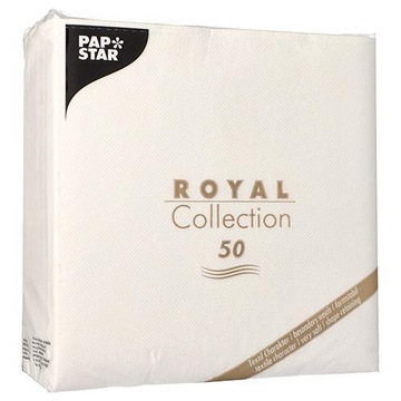 Serwetka gastronomiczna 40x40 Royal biały 50szt
