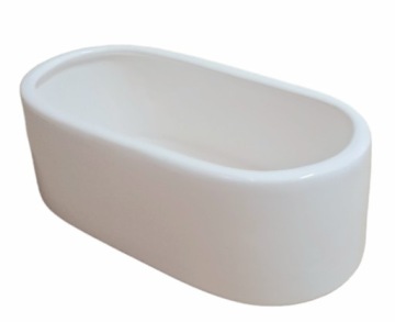 Цветочный горшок Керамическая крышка для желоба Storczyk 32 h13 белый