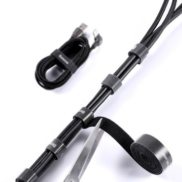 Органайзер на липучке для кабелей Baseus длиной 1 м.