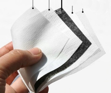 50 x HEPA-МАСКИ ФИЛЬТРЫ PM2,5 УГЛЕРОДНЫЙ FFP2 N95