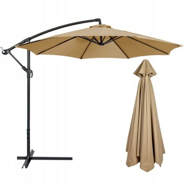 PARASOL POKRYCIE PRZECIWSŁONECZNY OGRODOWY3M 8K