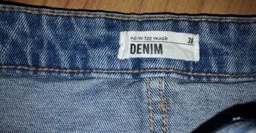 Spódnica mini jeans Sinsay M
