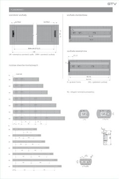 Шариковая направляющая GTV VERSALITE + закрытие L-250 мм
