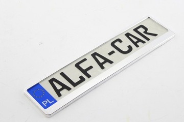 2 РАМКИ ДЛЯ НОМЕРНЫХ ЗНАКОВ, ГЛЯНЦЕВЫЙ ХРОМ + 2 комплекта. БЕСПЛАТНЫЕ винты!!!