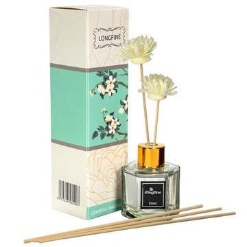 DYFUZOR ZAPACHOWY CYTRUSOWY Z PATYCZKAMI LEMON LongFine 50ML