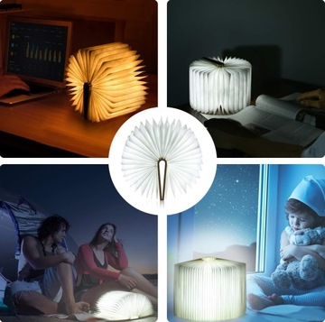 RGB LED BOOK 3D ночник на письменный стол для детской спальни