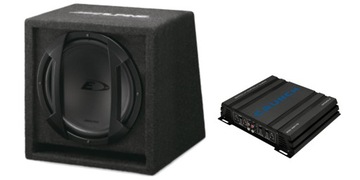 Skrzynia ALPINE SBE-1244BR + wzmacniacz GPX500.2