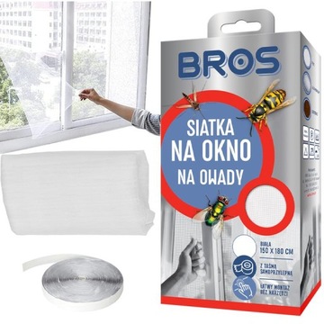 Оконная сетка Bros Москитная сетка 130X150см, белая