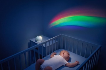 Детская кроватка-карусель CHICCO Rainbow 3в1 Blue First Dreams с пультом дистанционного управления