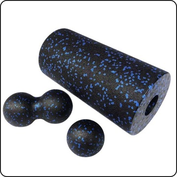 НАБОР РОЛИКОВ FOAM ROLLER 4 В 1 ДЛЯ РОЛИКОВОГО МАССАЖА СПИНЫ И МЫШЦ НОГ