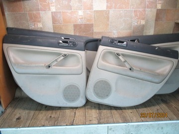 PASSAT B5 96-00 КОМПЛЕКТ КОЖИ БОКОВИНЫ КОМБИ ЛЕВОЙ ДВЕРИ ВОДИТЕЛЯ