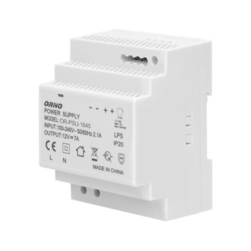 Napájecí zdroj na Din lištu 12VDC 7A 84W OR-PSU-1645