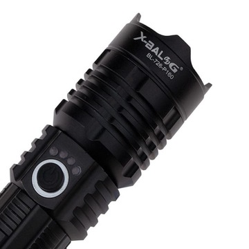 ТАКТИЧЕСКИЙ СВЕТОДИОДНЫЙ ФОНАРЬ XHP160 26650 USB ZOOM