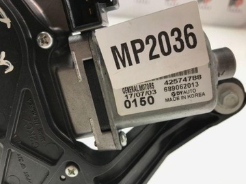 42574788 MOTOREK STĚRAČE KRYT EV 150 111 2012 OPEL AMPERA