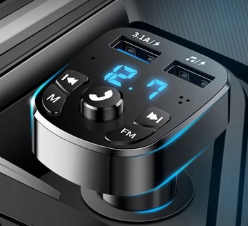 FM-ПЕРЕДАТЧИК BLUETOOTH ЗАРЯДНОЕ УСТРОЙСТВО USB QC 3.0 2xUSB