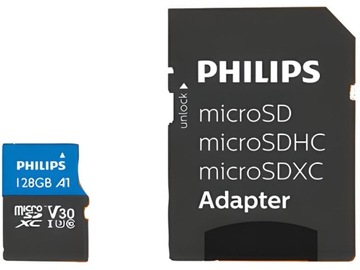 Karta pamięci PHILIPS Class SDXC 128GB + Adapter