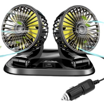 АВТОМОБИЛЬНЫЙ ВЕНТИЛЯТОР ДВОЙНОЙ ВЕНТИЛЯТОР НИЗКИЙ ШУМ, ВРАЩАЮЩИЙСЯ НА 360°