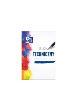 Oxford Blok techniczny biały A3 10 kartek 250g