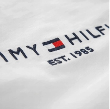 T-SHIRT KOSZULKA MĘSKA TOMMY HILFIGER BIAŁA EST. 1985 ROZ. XXL