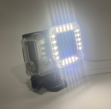 Светодиодная лампа для GoPro Hero, возможность продажи сильного светового потока!