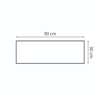 Panele Tapicerowane Brązowy 90x30 odporny na UV panel ścienny tapicerowany