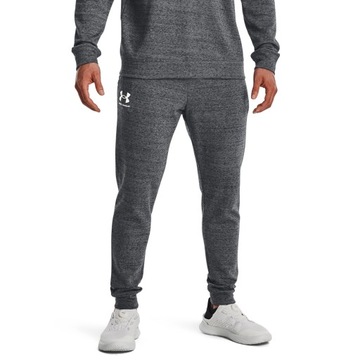 Under Armour Spodnie dresowe Ua Rival Terry Jogger 1380843 Szary Fitted Fit