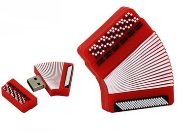 PENDRIVE USB SZYBKI FLASH DRIVE ULTRA PAMIĘĆ ZAWIESZKA PEN AKORDEON 16GB
