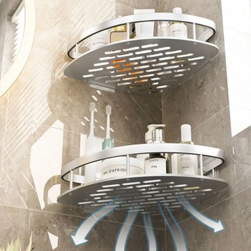 ПОЛКА ДЛЯ ВАННОЙ LOFT УГЛОВАЯ ДЛЯ ДУША 1 ШТ.