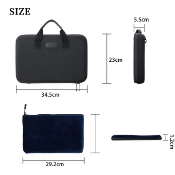 Etui na ustnik saksofonowy Miękka, niepodszewkowa, lekka kieszeń z tkaniny Oxford