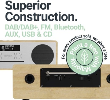 Сетевое радио DAB+, большинство FM OAKINGTON CD USB