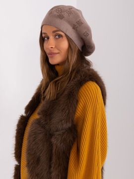 Klasyczny Dzianonowy Modny Stylowy BERET DAMSKI Zimowy