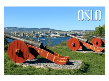 OSLO - Forteca - Armaty - Magnes na lodówkę