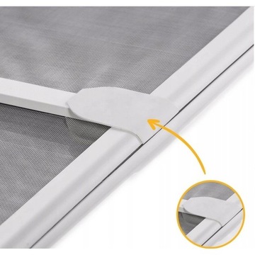 Рамка москитной сетки для балконной двери, алюминиевая дверная сетка 100x215 см