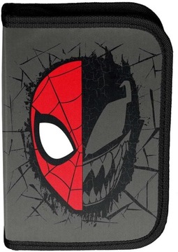 The Marvel Spiderman Venom Equipment Fold-Out Pencil Case, szary,