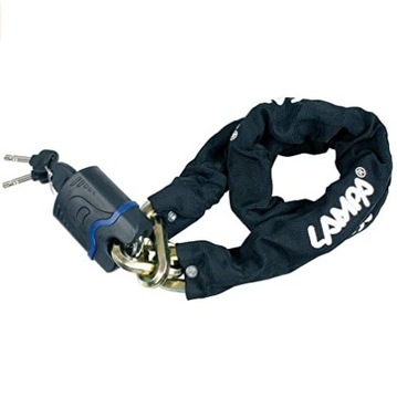 Цепочка охранная с навесным замком LAMPA 2м 90631