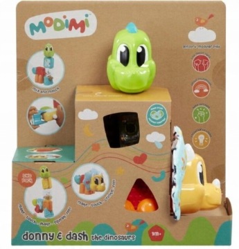 Rozvojová Hračka Vzdělávací Senzorická Hračka Modimi Dinosauři Donny Set