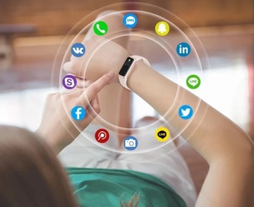 Умные часы SMARTBAND Rubicon СМС ШАГИ УВЕДОМЛЕНИЯ О ЧСС ПУЛЬСА AMOLED