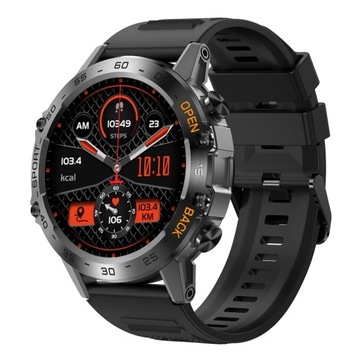 Smartwatch Zegarek Męski Rozmowy Polskie Menu Kroki SMS 400 mAh + SŁUCHAWKI