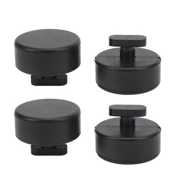 4PCS Jack Point Support Pad Pucks Rubber Larger Static Friction Replacement