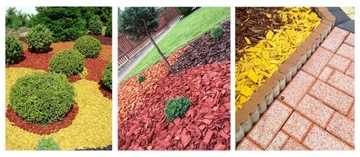 ДЕКОРАТИВНЫЕ ЧИПСЫ COLORUL BARK 50л Red CHIP