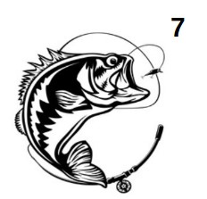 Деревянные подставки под кружки, гравировка, рыбалка