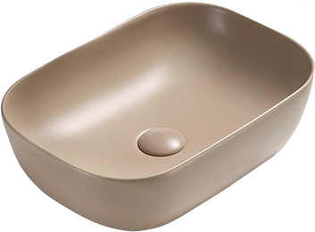 MEXEN RITA UMYWALKA NABLATOWA 45x32 CAPPUCCINO MAT