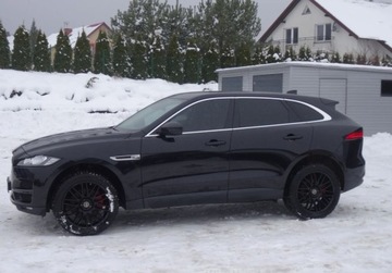 Jaguar F-Pace SUV 3.0 TDV6 300KM 2016 Jaguar F-Pace 3.0D 300KM Automat Led Skora Navi Bezwypadkowy Zarejestrowany, zdjęcie 3