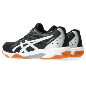 ЖЕНСКИЕ КРОССОВКИ ASICS GEL ROCKET 11 ЧЕРНЫЕ/СЕРЕБРЯНЫЕ 41.5