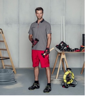 СЕРАЯ РАБОЧАЯ ФУТБОЛКА POLO WURTH STRETCH X