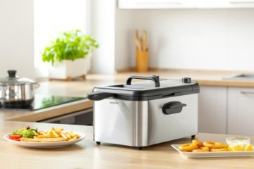Закрытая фритюрница 3,2 л 2200 Вт Sencor SFR 7200SS
